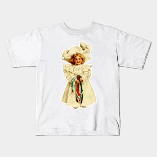 Smiling porcelain face vintage doll Kids T-Shirt